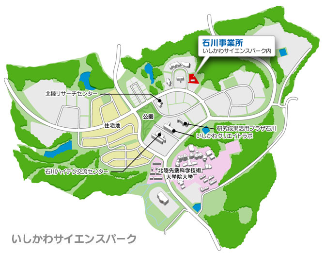 石川事業所：地図